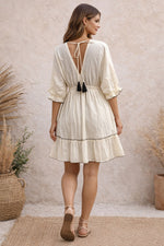 Load image into Gallery viewer, Bloom Grace Tie-Back Dress