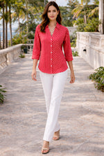 Load image into Gallery viewer, Red stripe shirt