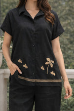 Load image into Gallery viewer, Golden Block Print Co-ord