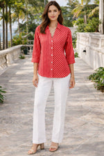 Load image into Gallery viewer, Red stripe shirt