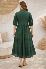 Load image into Gallery viewer, Bottle Green Dress