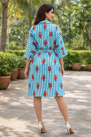 Printed Lobster Short Dress