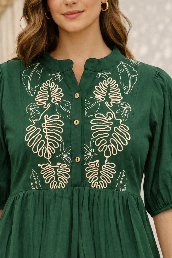 Bottle Green Dress
