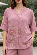 Load image into Gallery viewer, Dusty Pink Lily Co-ord set