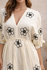 Load image into Gallery viewer, Bloom Grace Tie-Back Dress