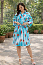 Load image into Gallery viewer, Printed Lobster Short Dress