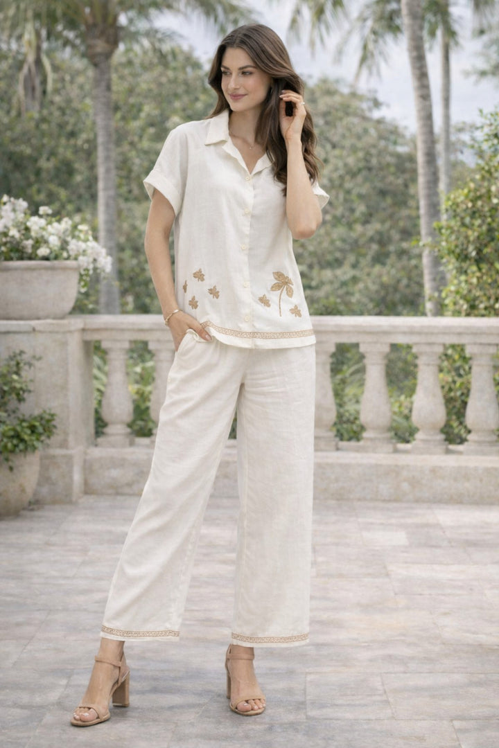 Golden Block Print Co-ord