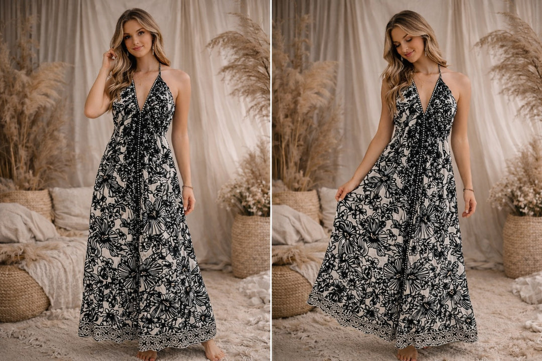 Sencei Women’s Cotton White Top with Stylish Black Trim – Casual Button-Down Blouse, Comfortable & Breathable