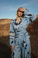 Load image into Gallery viewer, Sencei Women’s Cotton White Top with Stylish Black Trim – Casual Button-Down Blouse, Comfortable &amp; Breathable